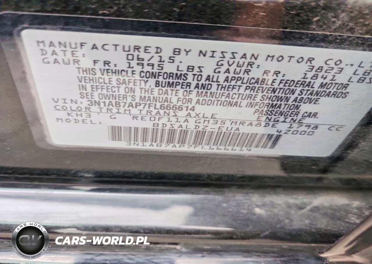 2015 Nissan Sentra Sv VIN:3N1AB7AP7FL666614 - 13