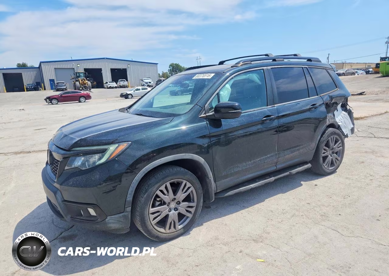 2019 Honda Passport Exl VIN:5FNYF8H55KB012066 - 1