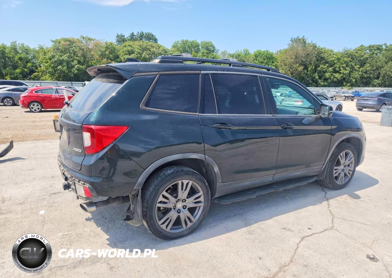 2019 Honda Passport Exl VIN:5FNYF8H55KB012066 - 3