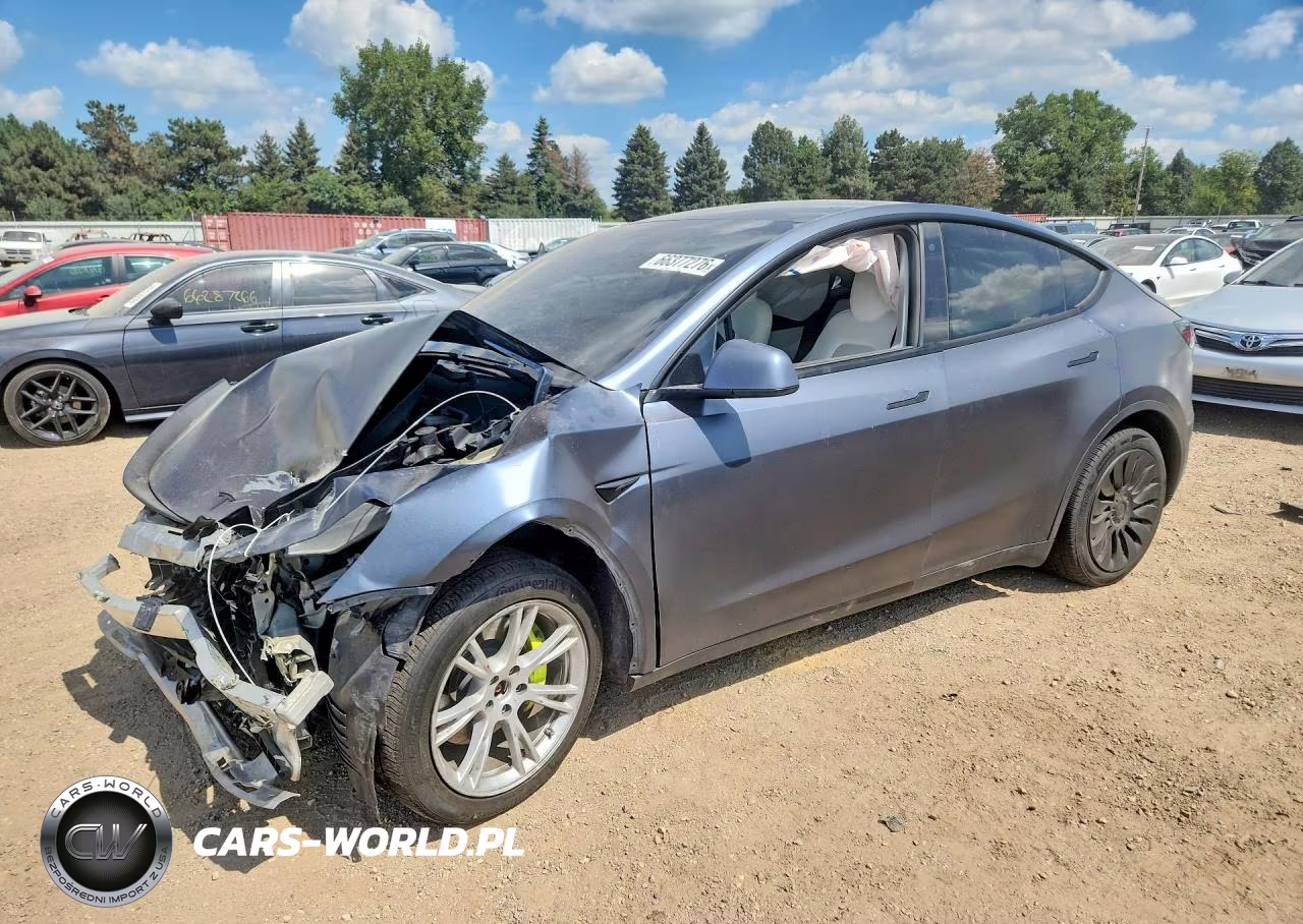 2020 Tesla Model Y VIN:5YJYGDEEXLF017968 - 1