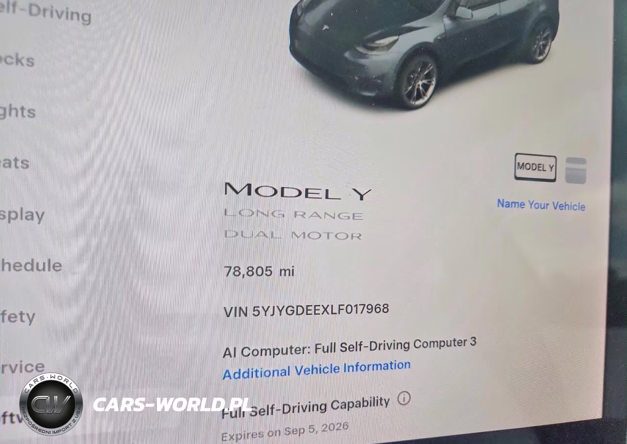 2020 Tesla Model Y VIN:5YJYGDEEXLF017968 - 9