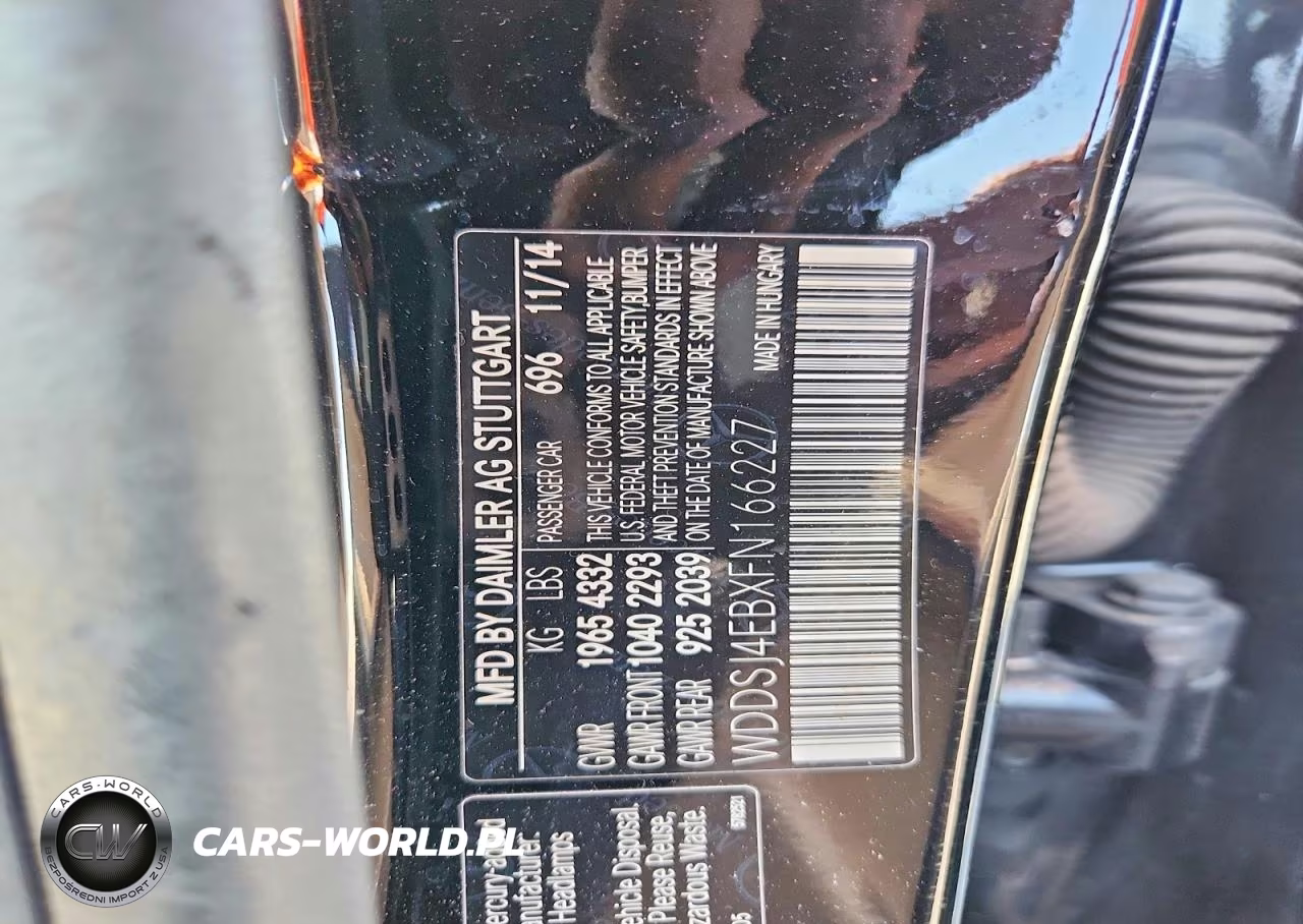 2015 Mercedes-Benz Cla 250 VIN:WDDSJ4EBXFN166227 - 12