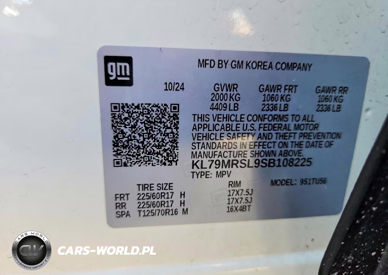 2025 Chevrolet Trailblazer Lt VIN:KL79MRSL9SB108225 - 12