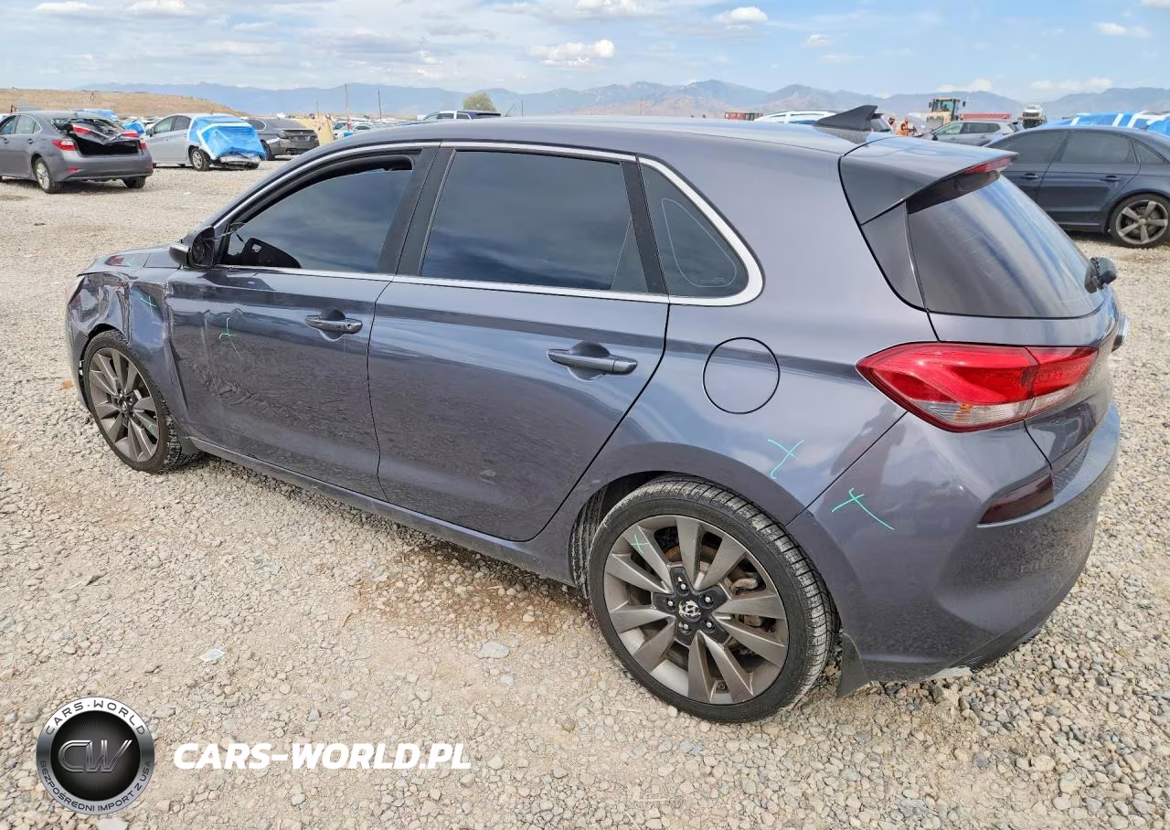 2018 Hyundai Elantra Gt Sport VIN:KMHH55LC1JU009657 - 2