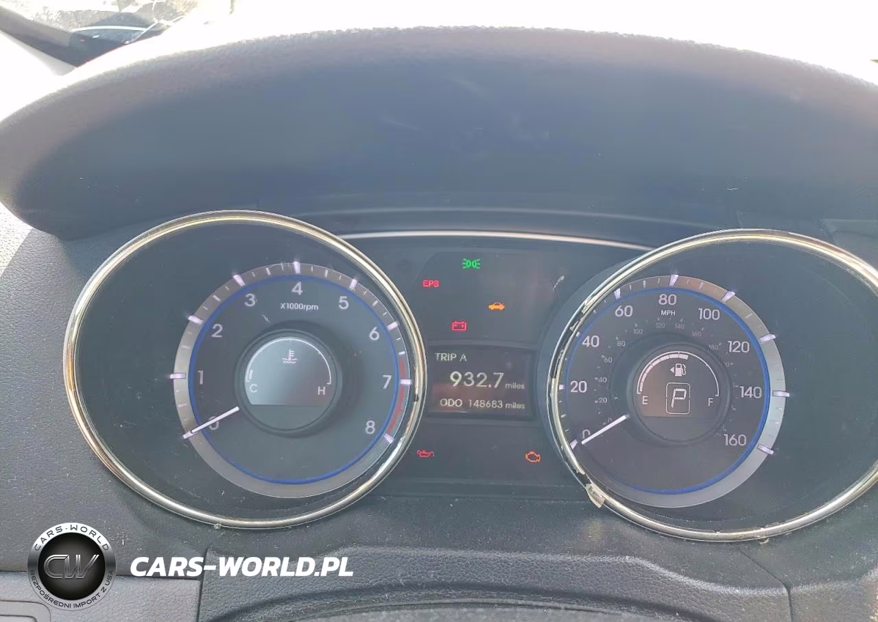 2013 Hyundai Sonata Gls VIN:5NPEB4AC4DH625915 - 9