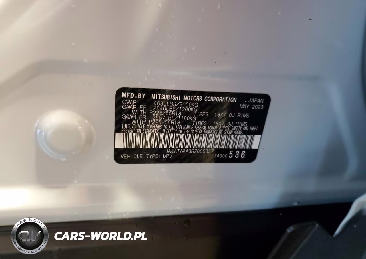 2024 Mitsubishi Eclipse Cross Se VIN:JA4ATWAA3RZ000857 - 13