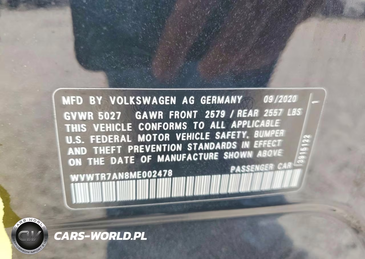 2021 Volkswagen Arteon Sel Premium R-Line VIN:WVWTR7AN8ME002478 - 13