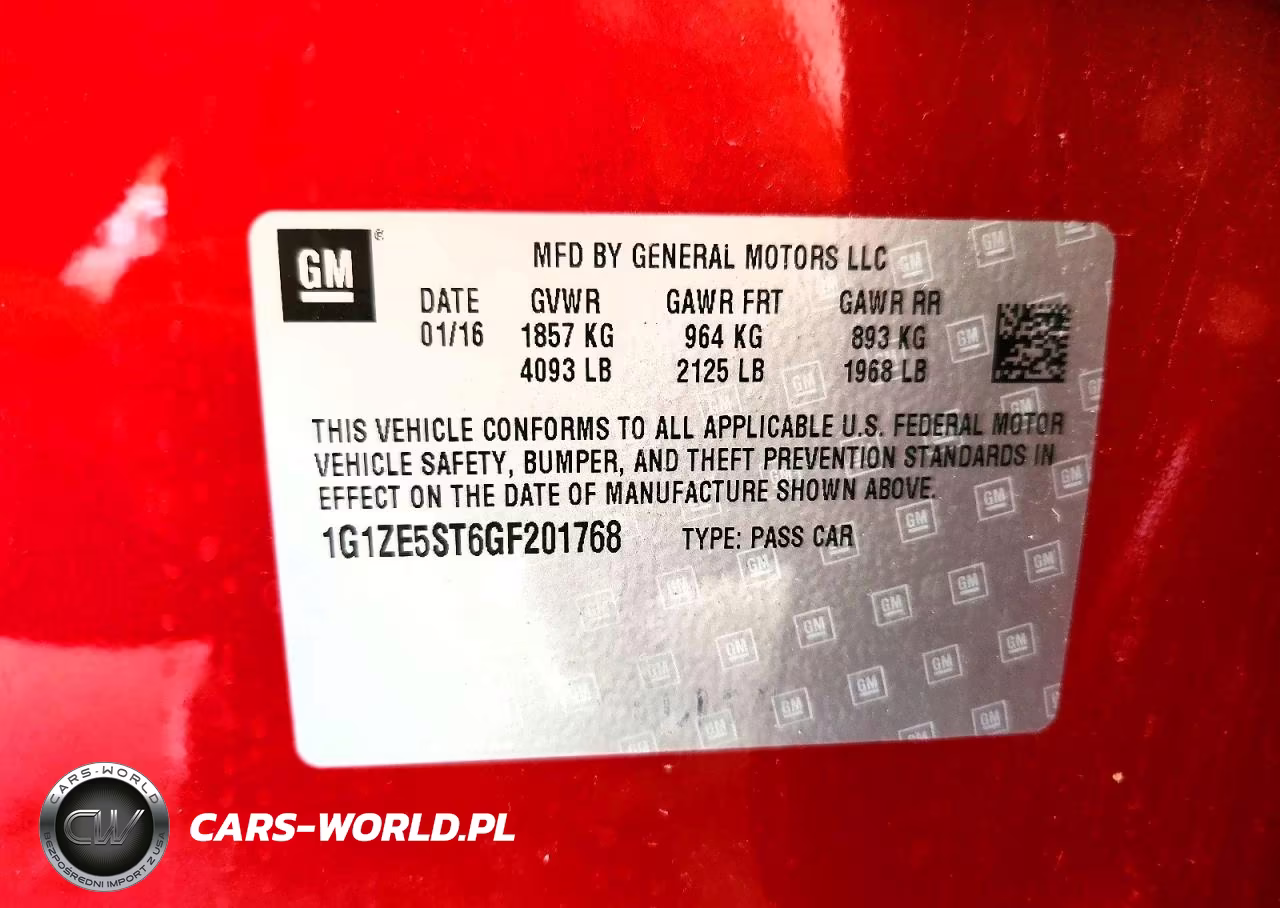 2016 Chevrolet Malibu Lt VIN:1G1ZE5ST6GF201768 - 12