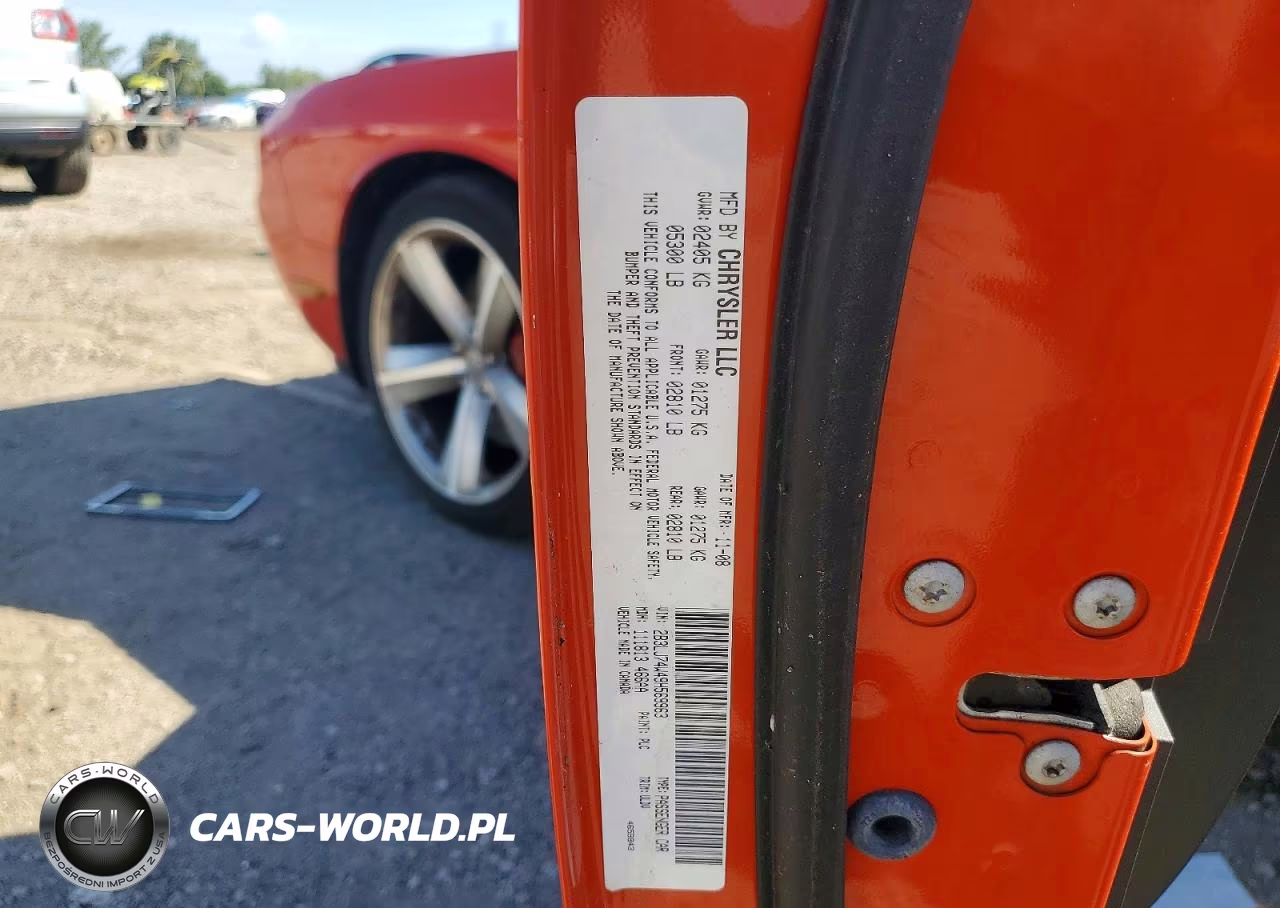 2009 Dodge Challenger Srt-8 VIN:2B3LJ74W49H569963 - 12