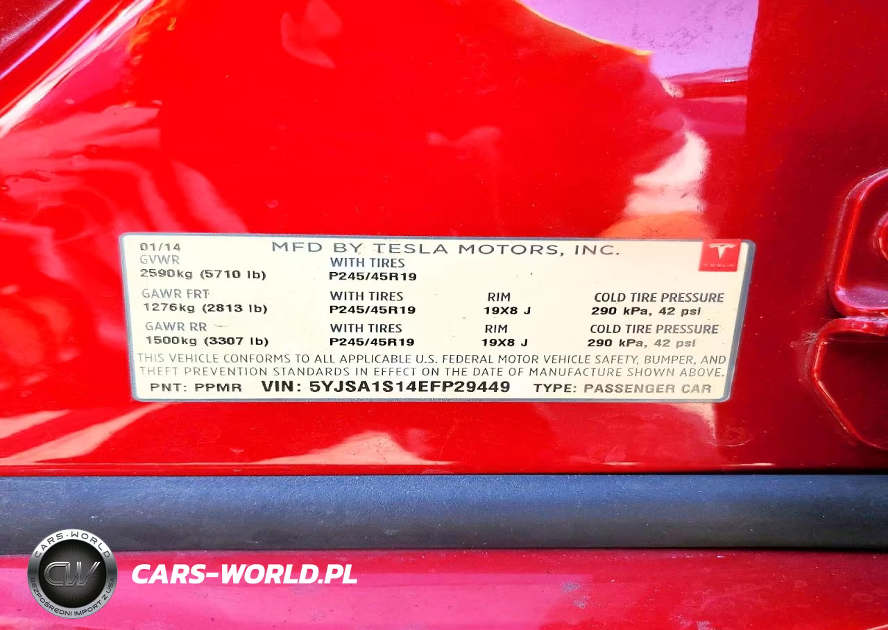2014 Tesla Model S VIN:5YJSA1S14EFP29449 - 12