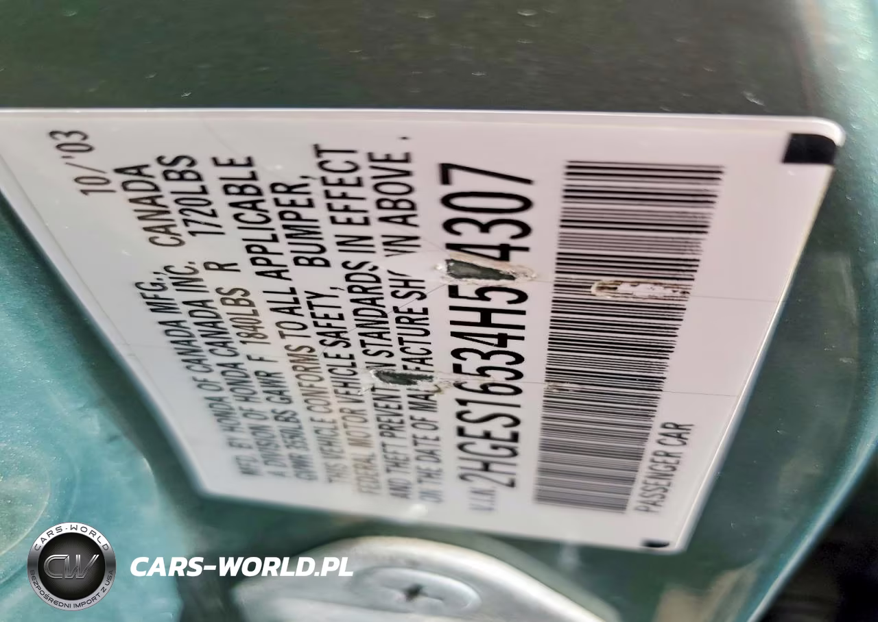 2004 Honda Civic Lx VIN:2HGES16534H514307 - 12
