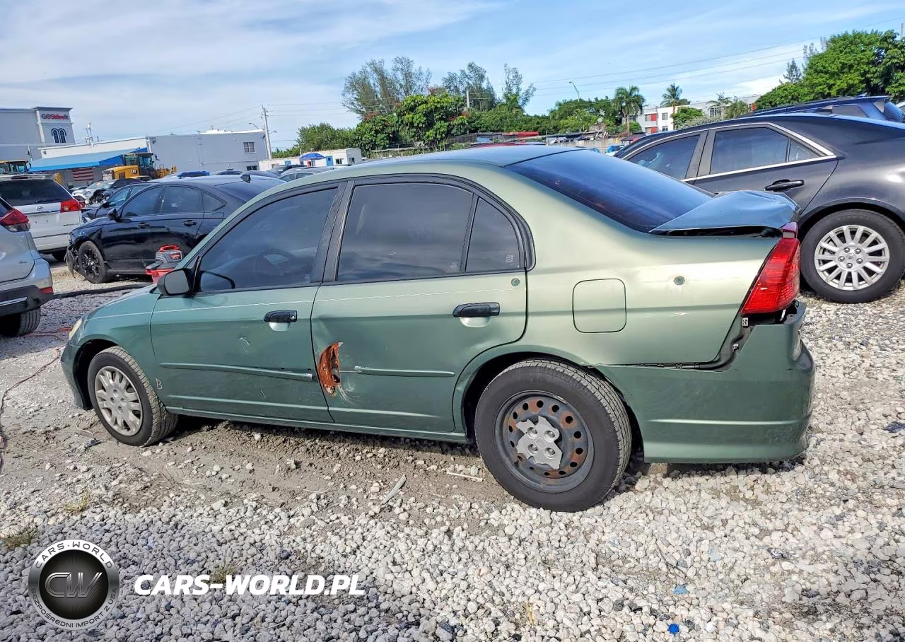 2004 Honda Civic Lx VIN:2HGES16534H514307 - 2