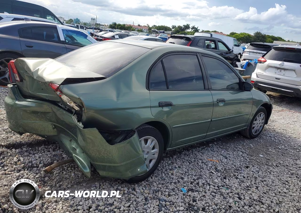 2004 Honda Civic Lx VIN:2HGES16534H514307 - 3