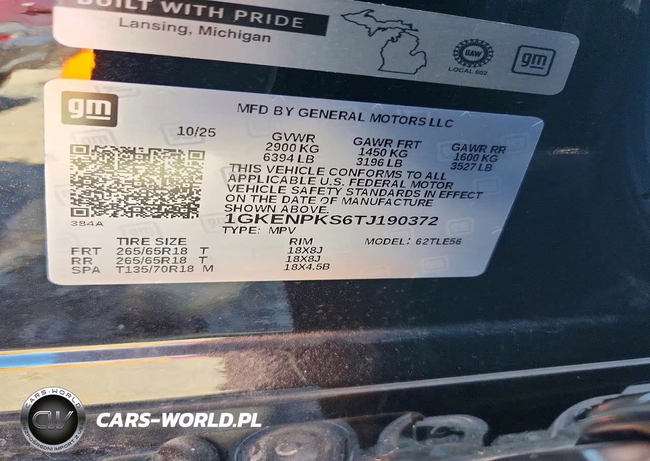 2026 GMC Acadia At4 VIN:1GKENPKS6TJ190372 - 14