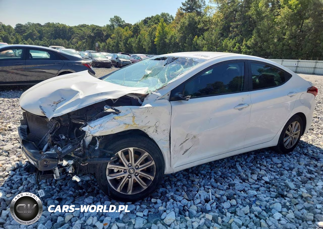 2014 Hyundai Elantra Se VIN:5NPDH4AE4EH488147 - 1