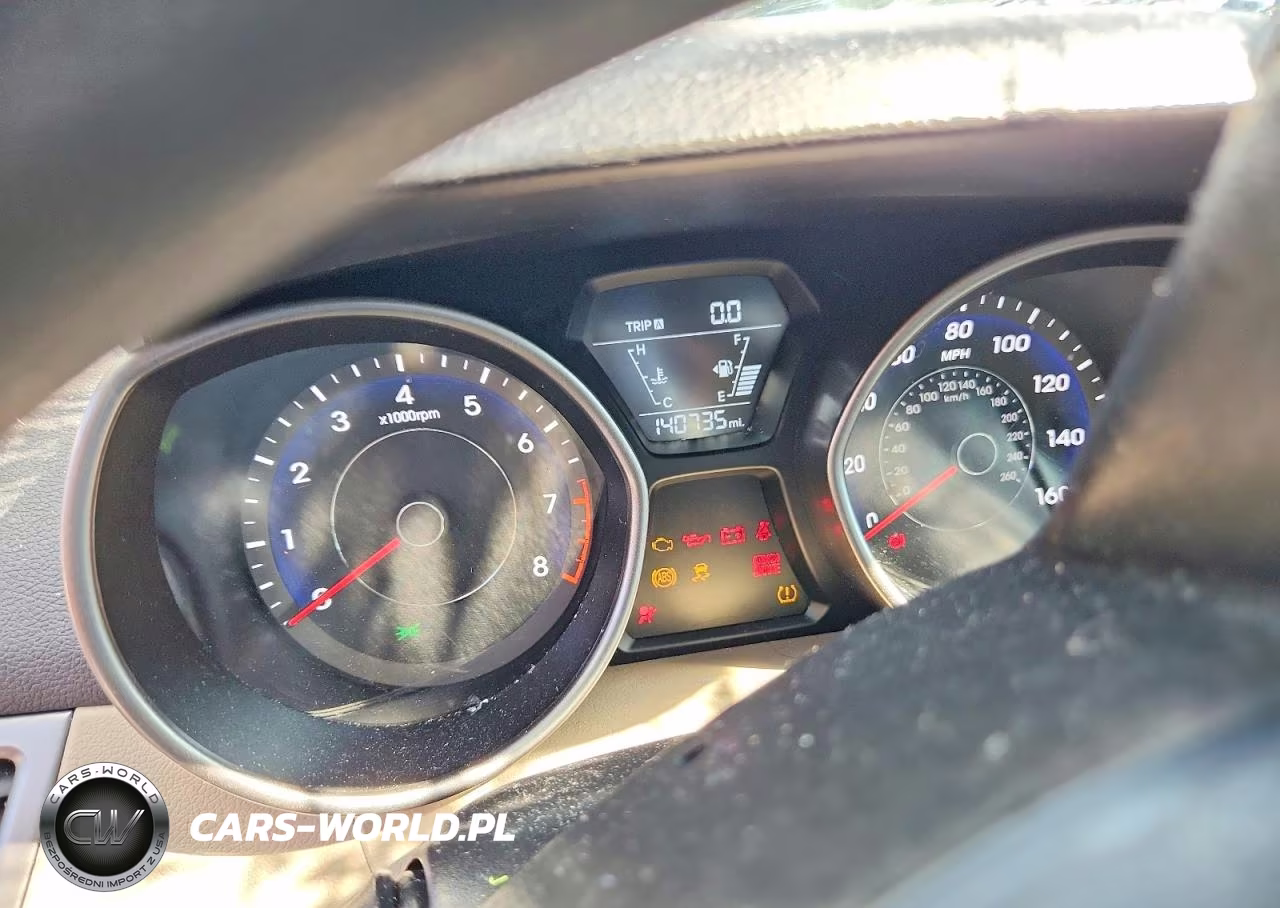 2014 Hyundai Elantra Se VIN:5NPDH4AE4EH488147 - 9