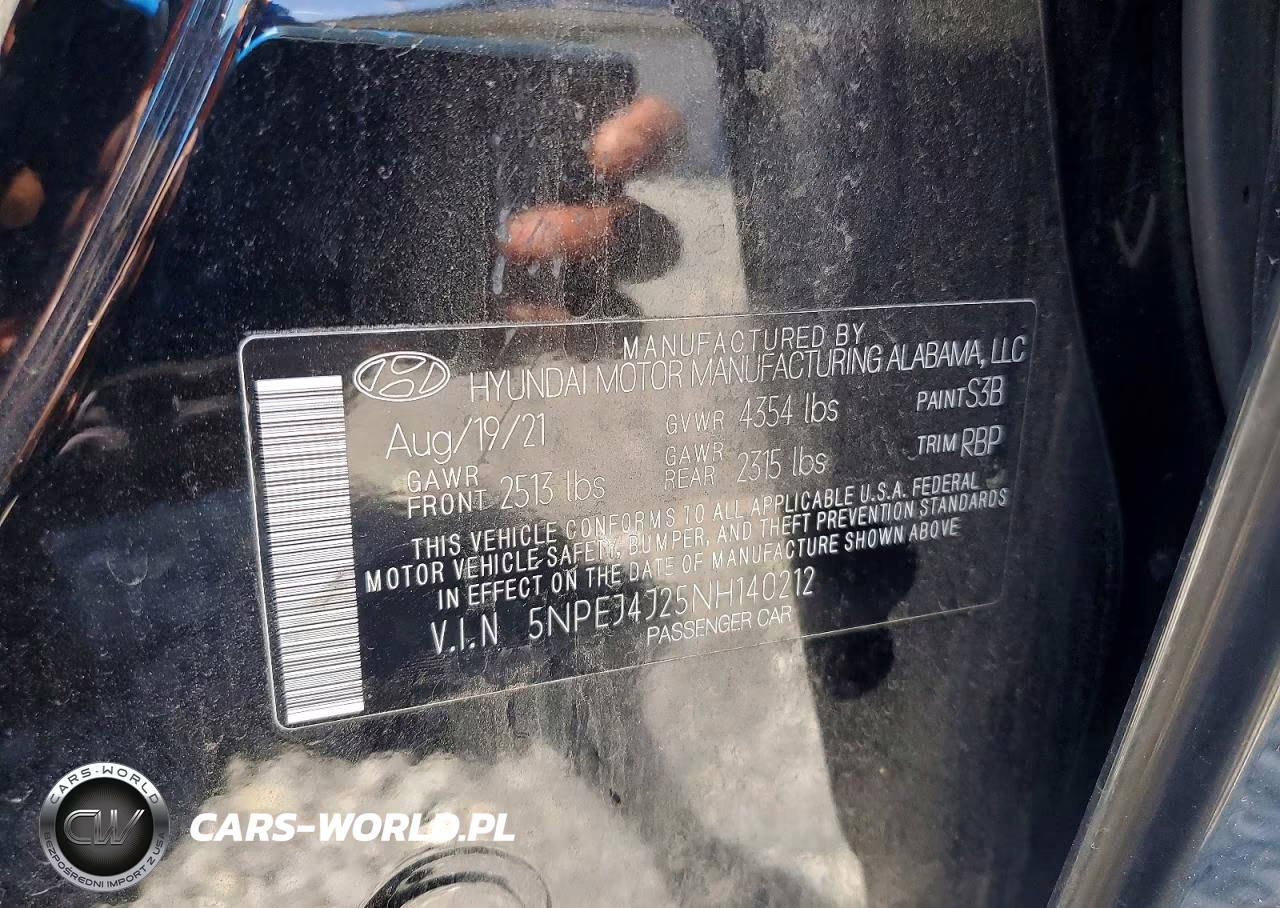 2022 Hyundai Sonata Sel Plus VIN:5NPEJ4J25NH140212 - 12