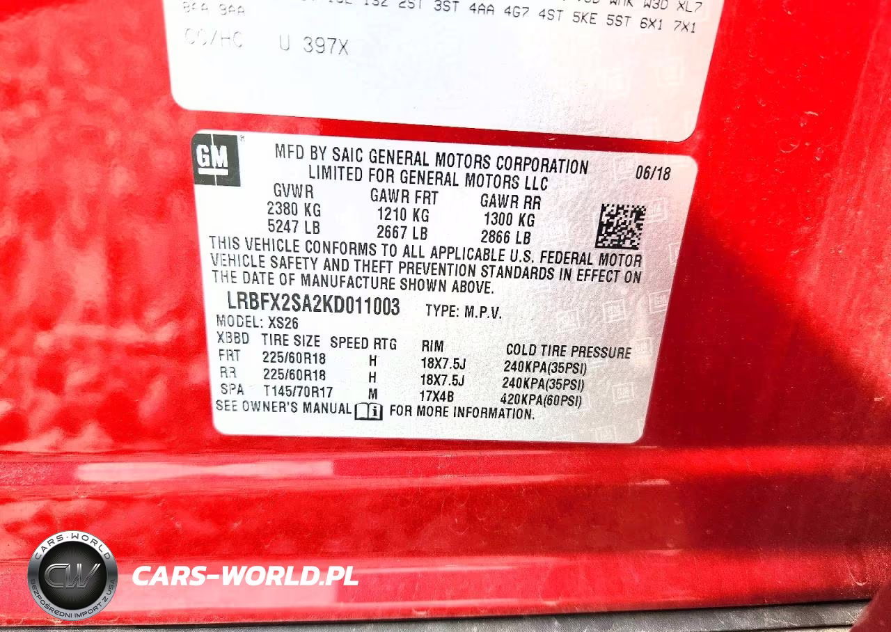 2019 Buick Envision Essence VIN:LRBFX2SA2KD011003 - 13