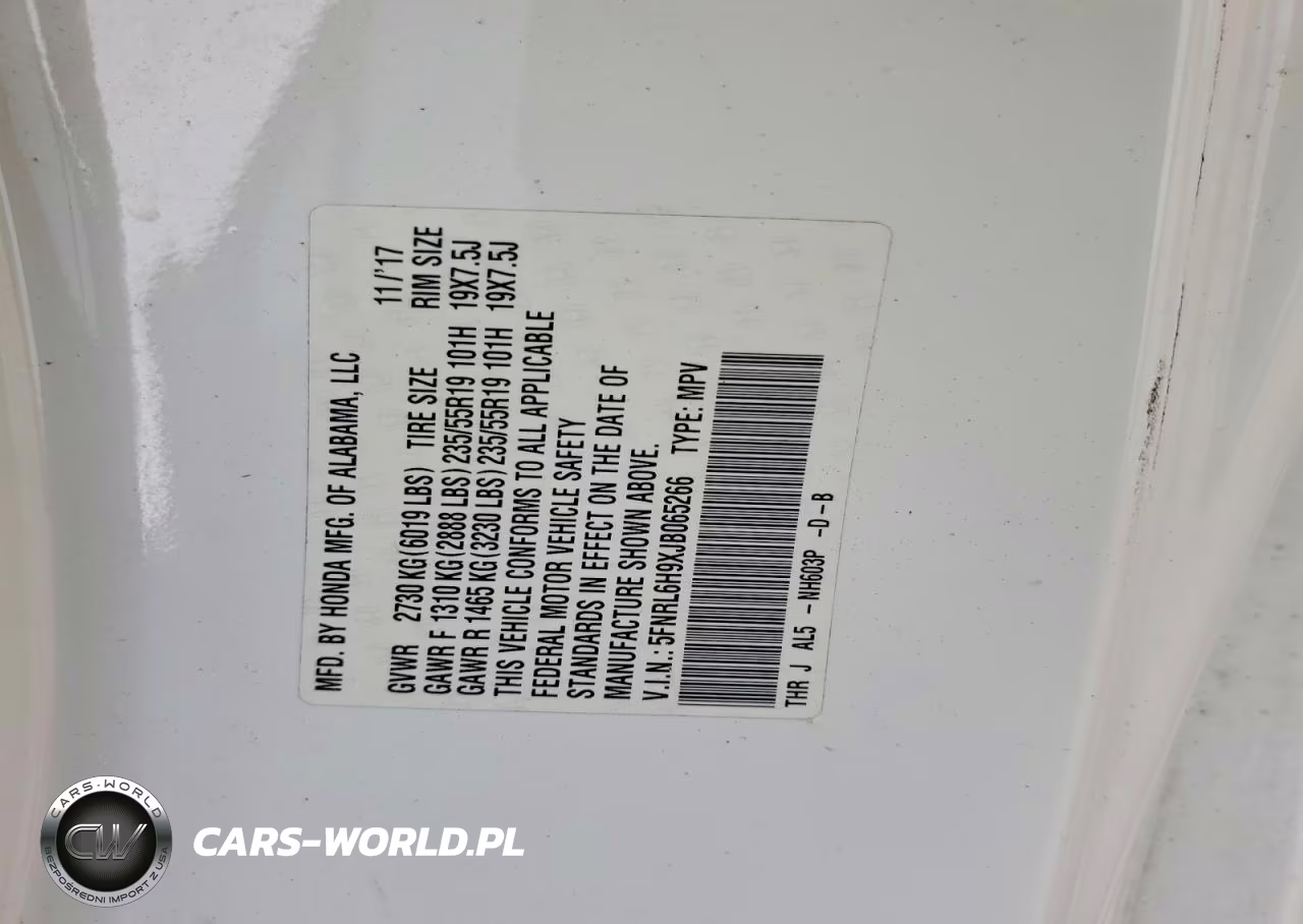 2018 Honda Odyssey Elite VIN:5FNRL6H9XJB065266 - 13