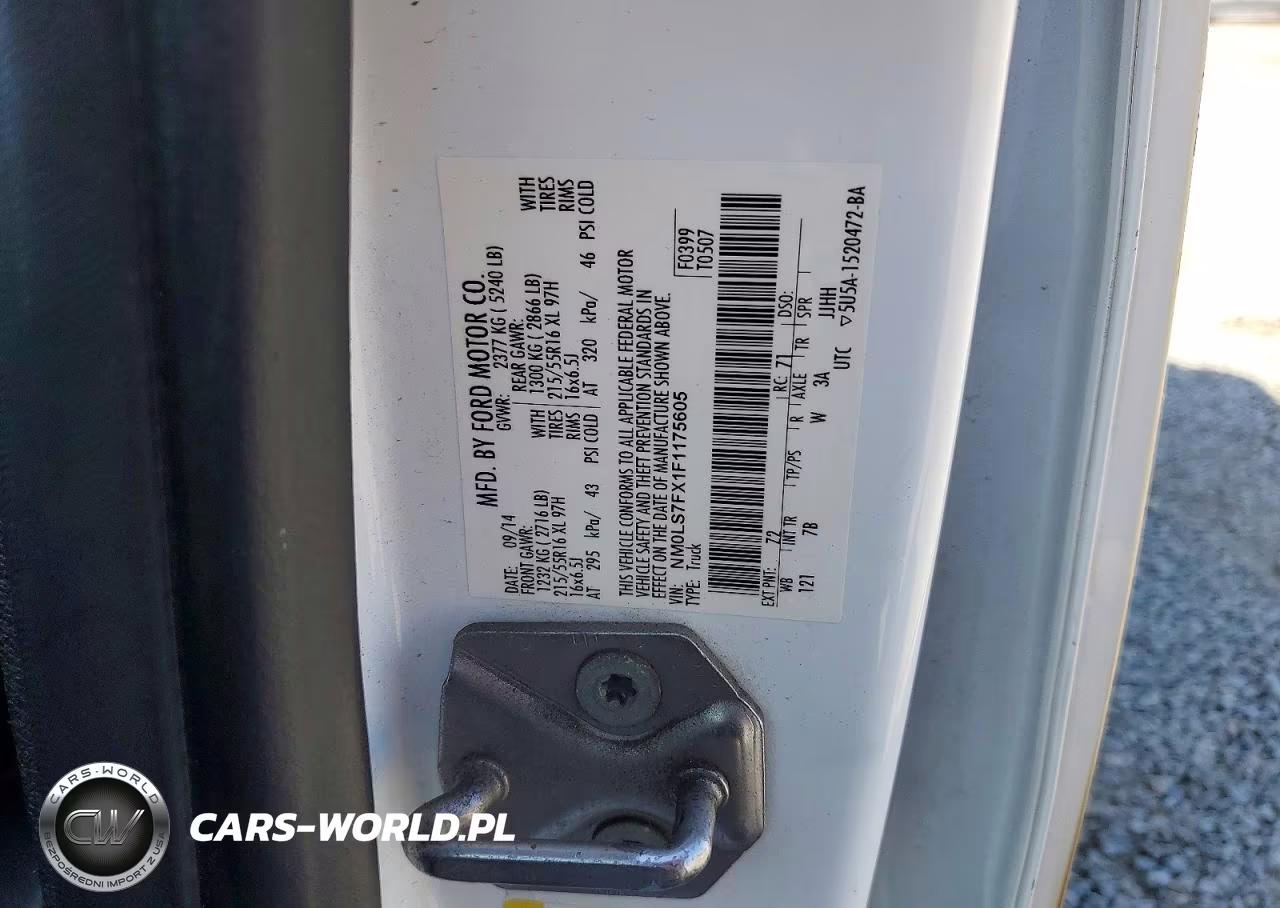 2015 Ford Transit Connect Xlt VIN:NM0LS7FX1F1175605 - 13