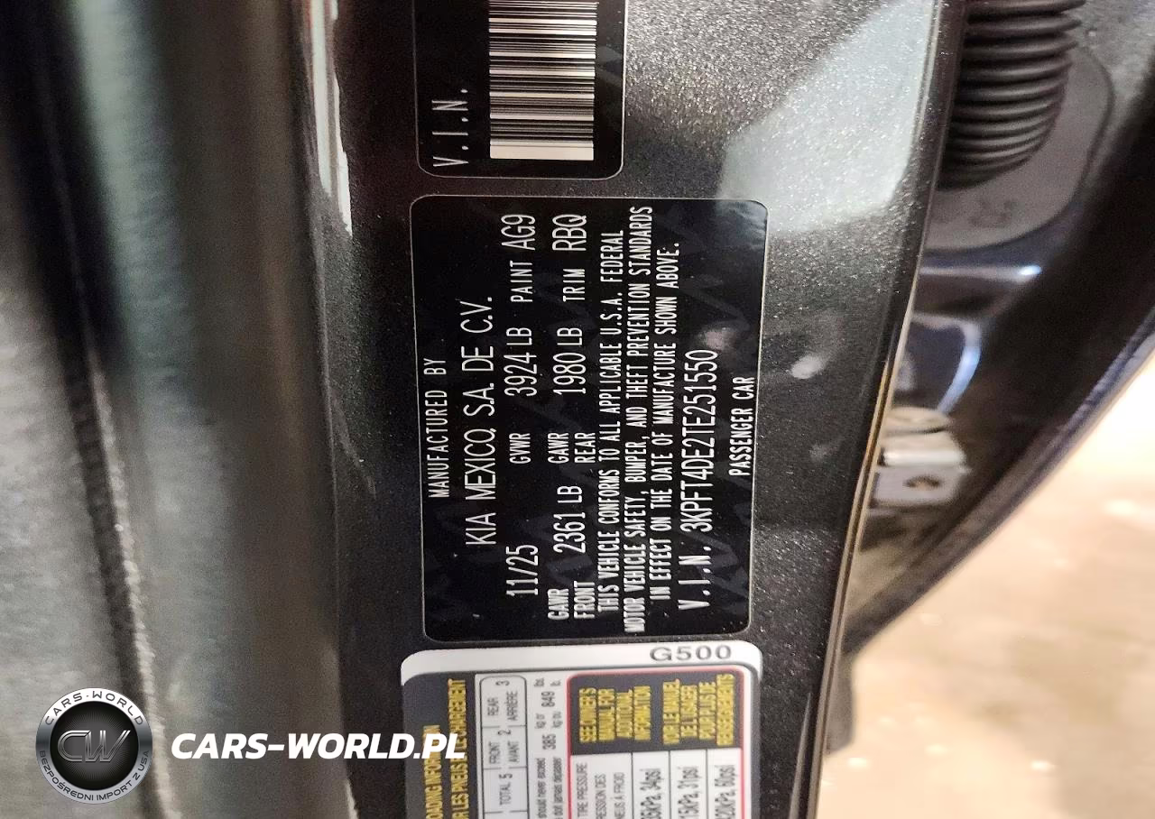 2026 Kia K4 Lxs VIN:3KPFT4DE2TE251550 - 12