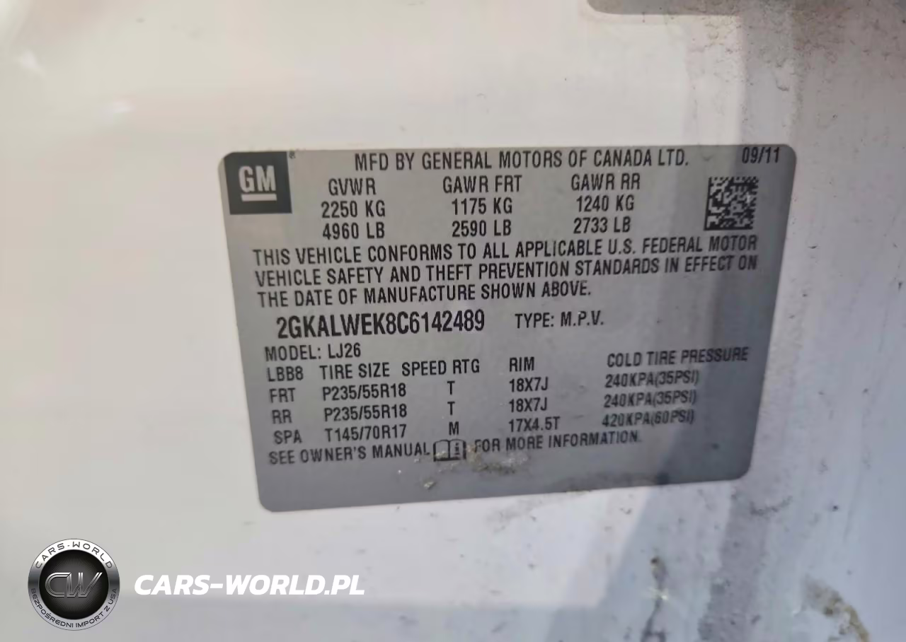 2012 GMC Terrain Slt VIN:2GKALWEK8C6142489 - 14