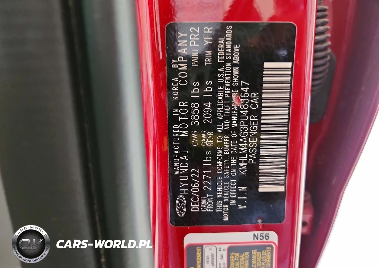 2023 Hyundai Elantra Sel VIN:KMHLM4AG3PU483647 - 13