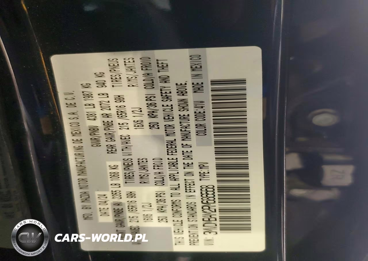 2024 Mazda Cx-30 VIN:3MVDMBAM2RM686568 - 12
