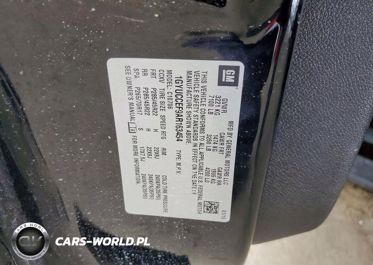 2010 Cadillac Escalade Premium VIN:1GYUCCEF9AR163454 - 12