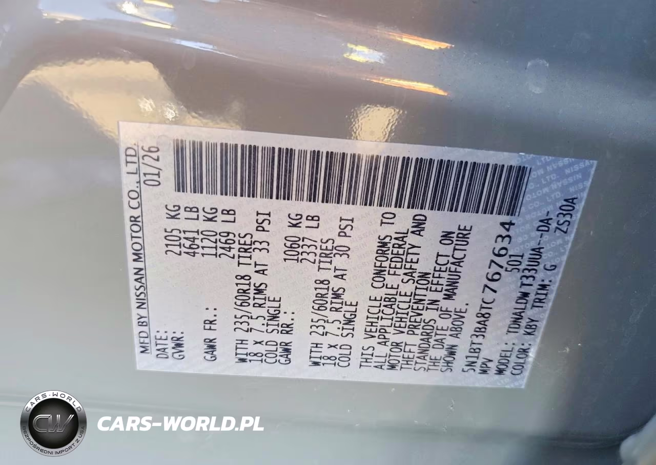 2026 Nissan Rogue Sv VIN:5N1BT3BA8TC767634 - 14