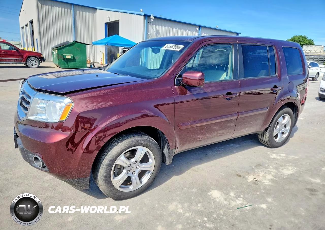 2012 Honda Pilot Exl VIN:5FNYF4H50CB071052 - 1