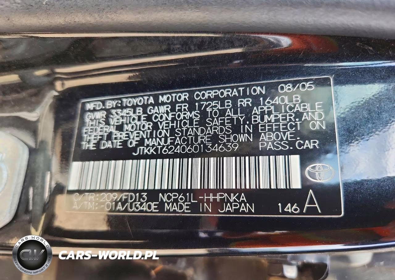 2006 Scion Xa Base VIN:JTKKT624060134639 - 12