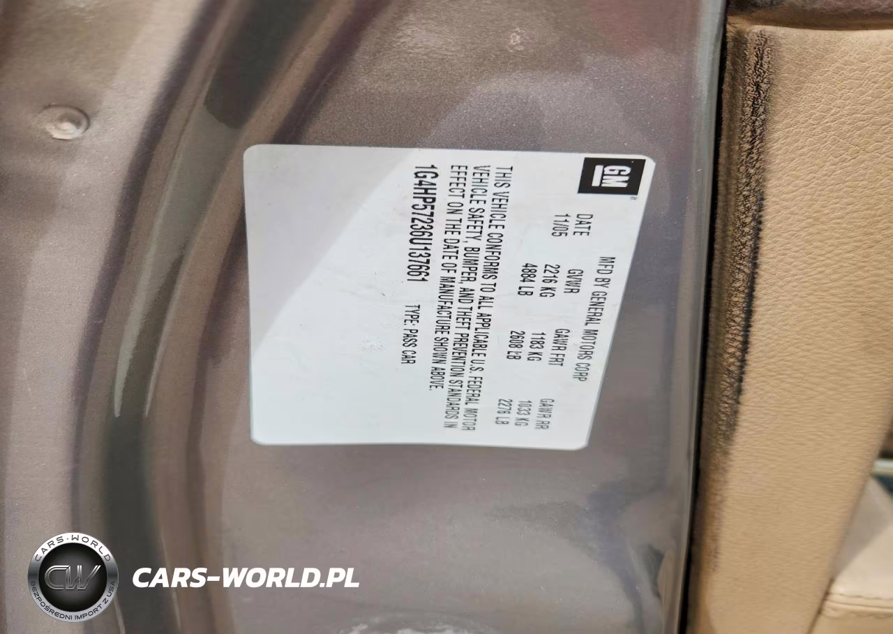 2006 Buick Lucerne Cx VIN:1G4HP57236U137661 - 13