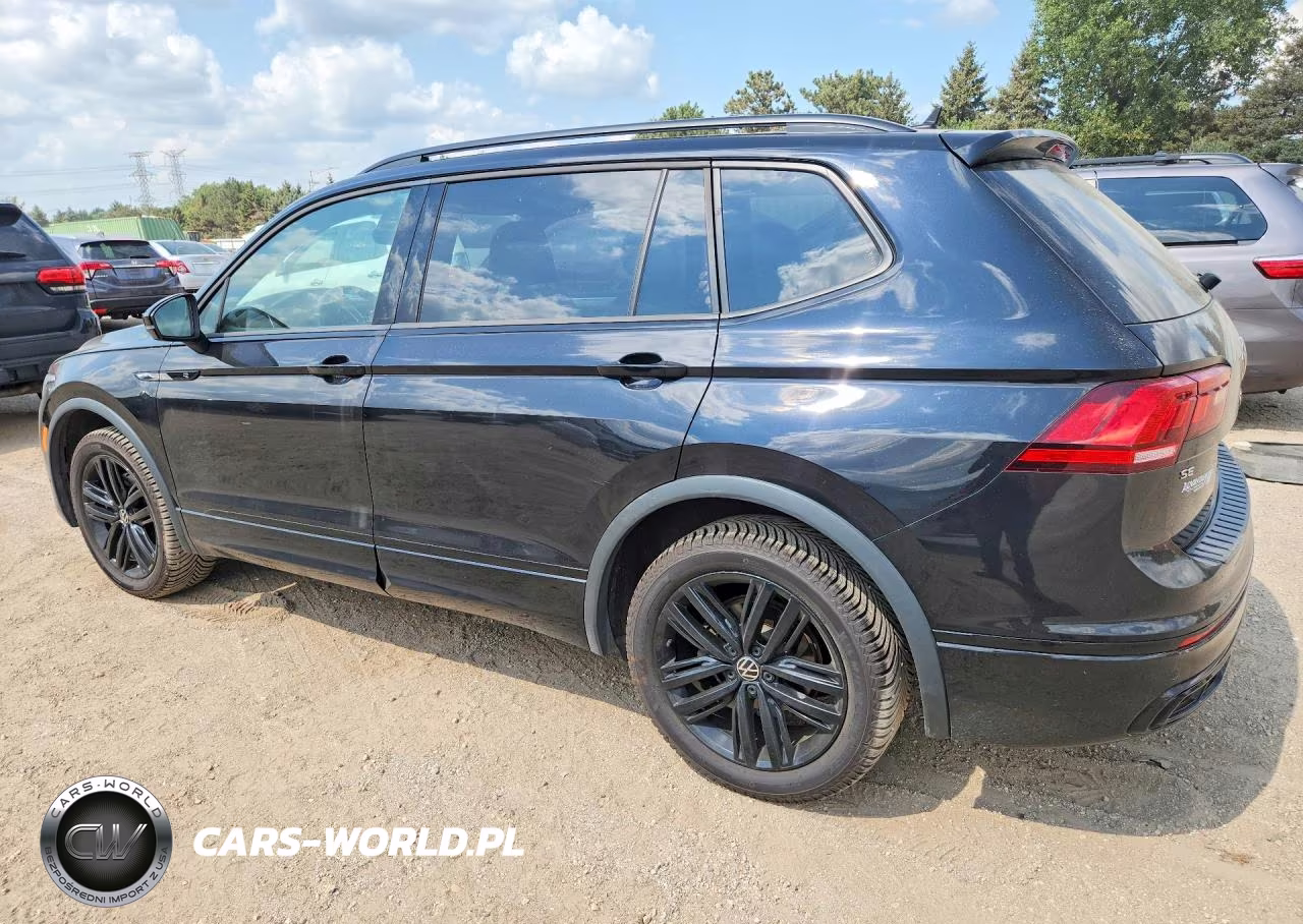 2022 Volkswagen Tiguan Se R-Line Black VIN:3VV8B7AX0NM119125 - 2