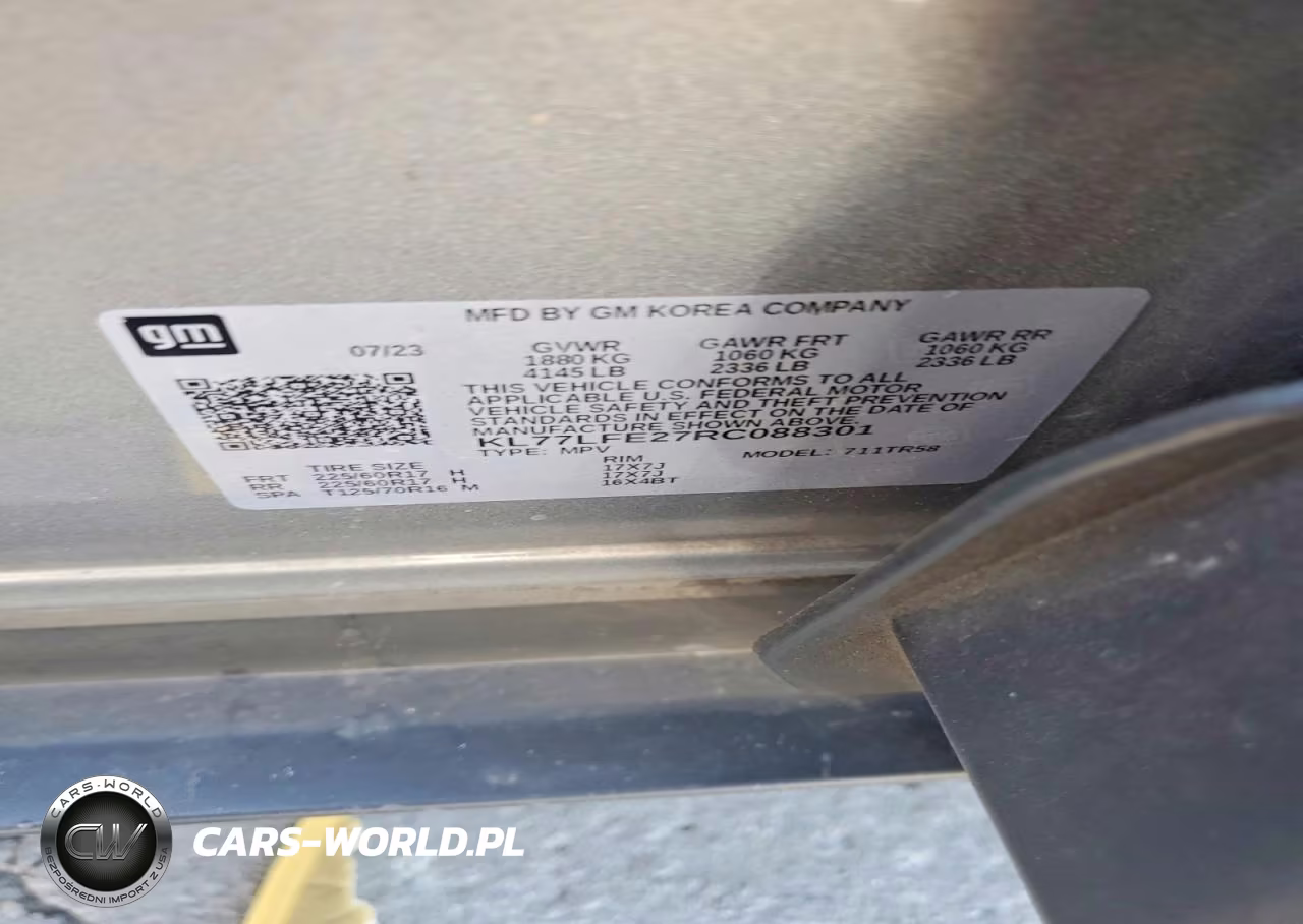2024 Chevrolet Trax Ls VIN:KL77LFE27RC088301 - 13