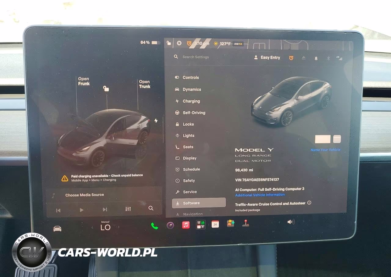 2022 Tesla Model Y VIN:7SAYGAEE6NF574137 - 9
