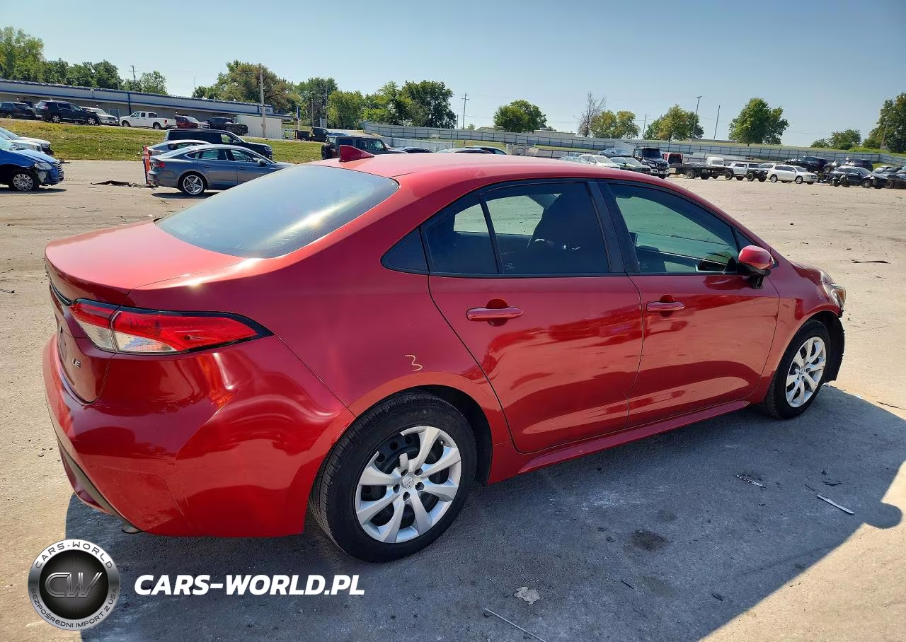 2020 Toyota Corolla Le VIN:5YFEPRAE9LP074883 - 3