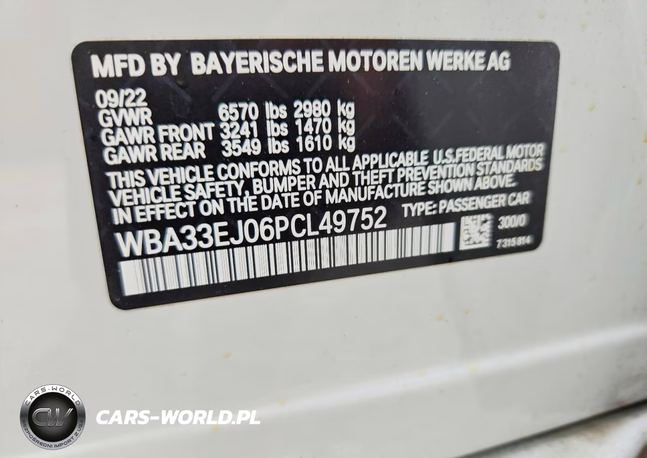 2023 BMW 760 Xi VIN:WBA33EJ06PCL49752 - 12
