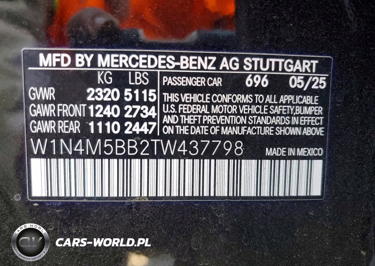 2026 Mercedes-Benz Glb Amg 35 4Matic VIN:W1N4M5BB2TW437798 - 14