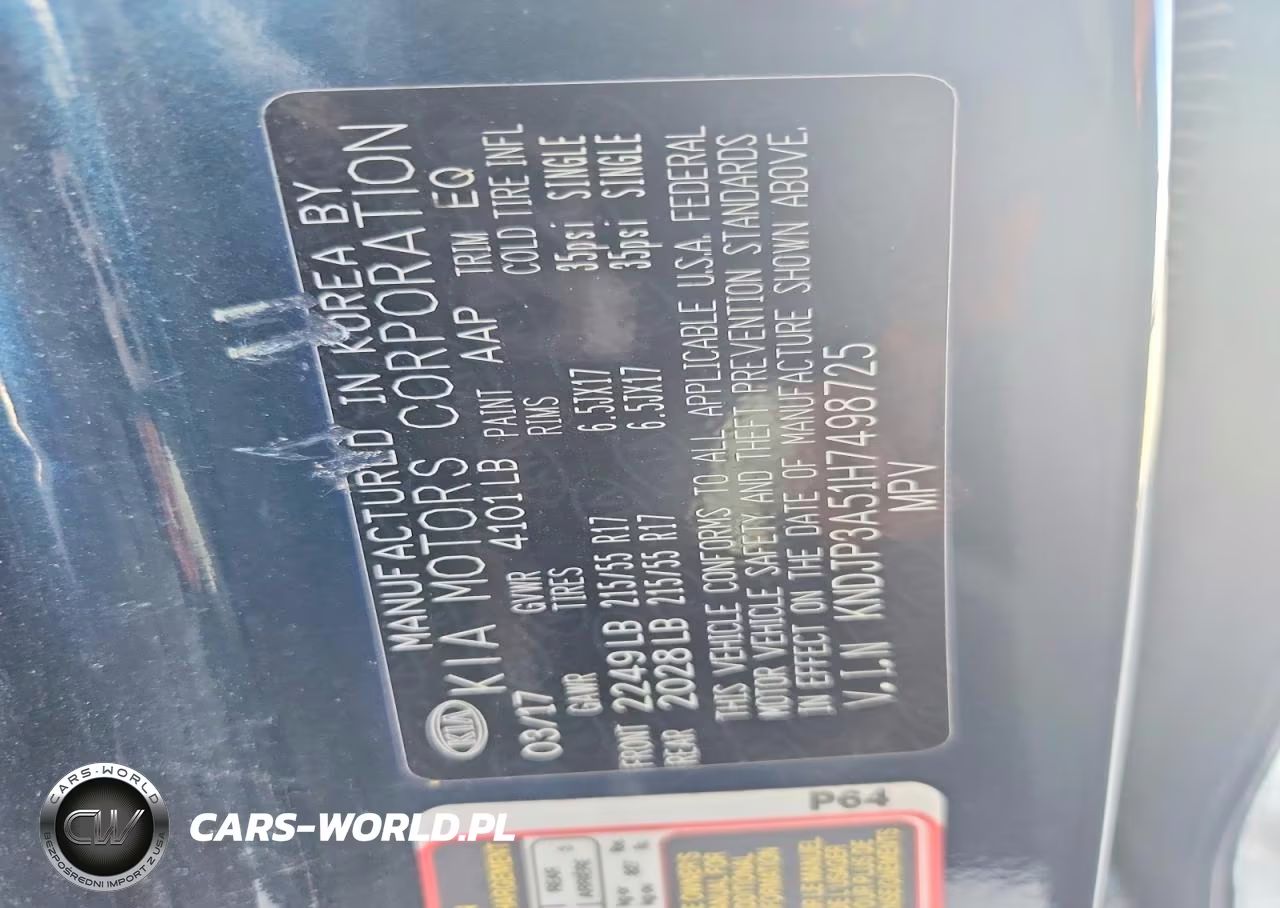 2017 Kia Soul + VIN:KNDJP3A51H7498725 - 12