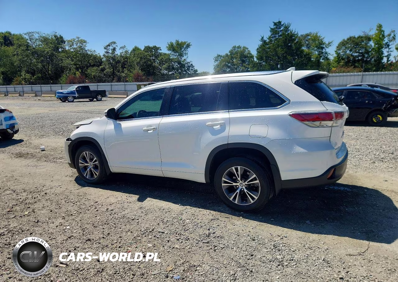 2016 Toyota Highlander Xle VIN:5TDJKRFH4GS254222 - 2
