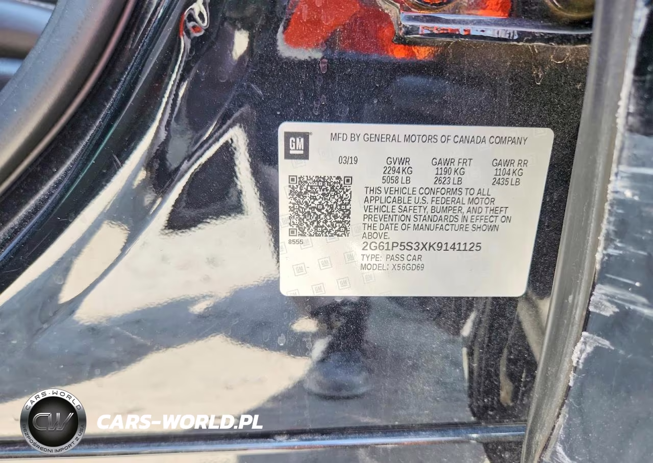 2019 Cadillac Xts VIN:2G61P5S3XK9141125 - 12
