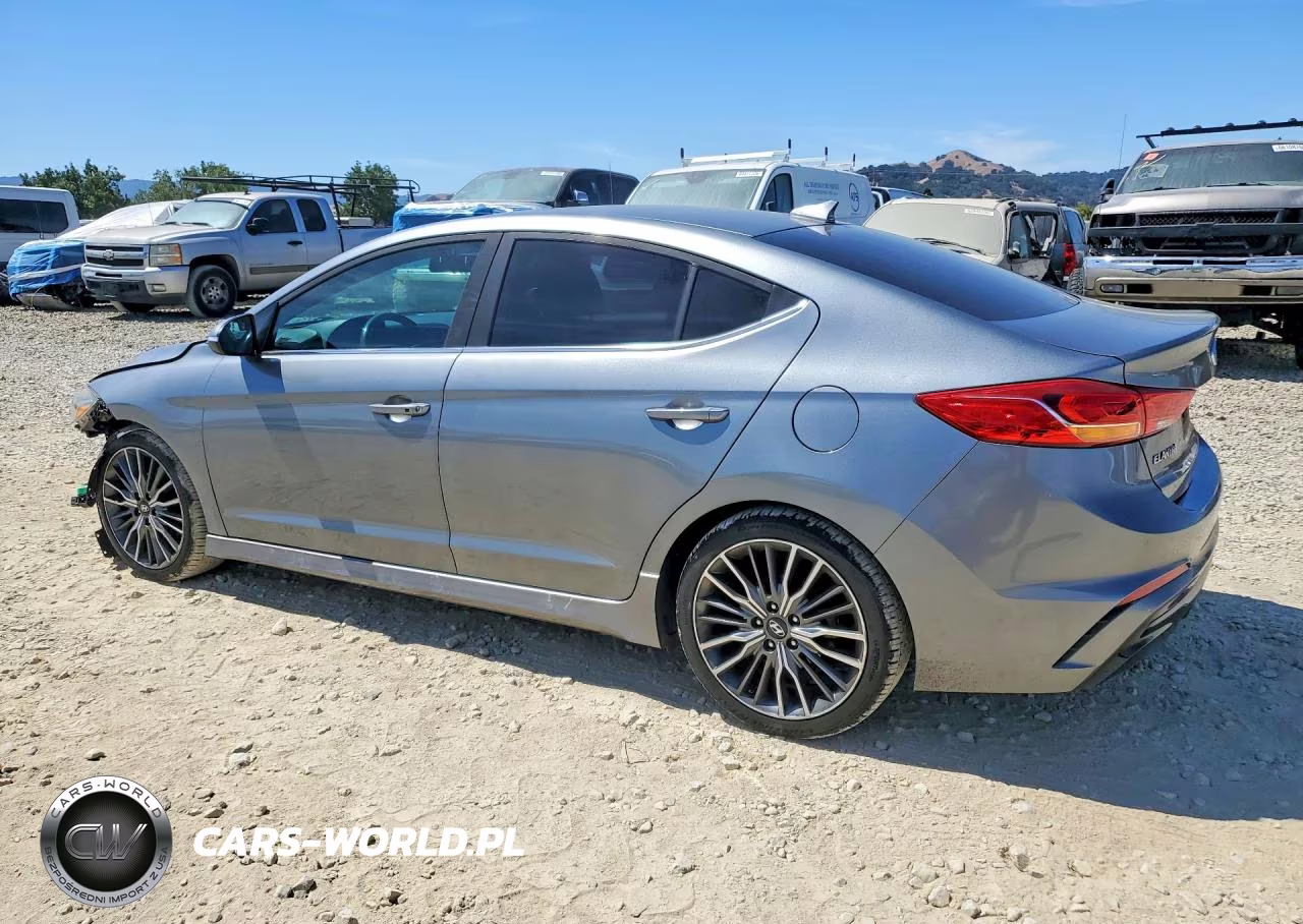 2018 Hyundai Elantra Sport VIN:KMHD04LB2JU507557 - 2