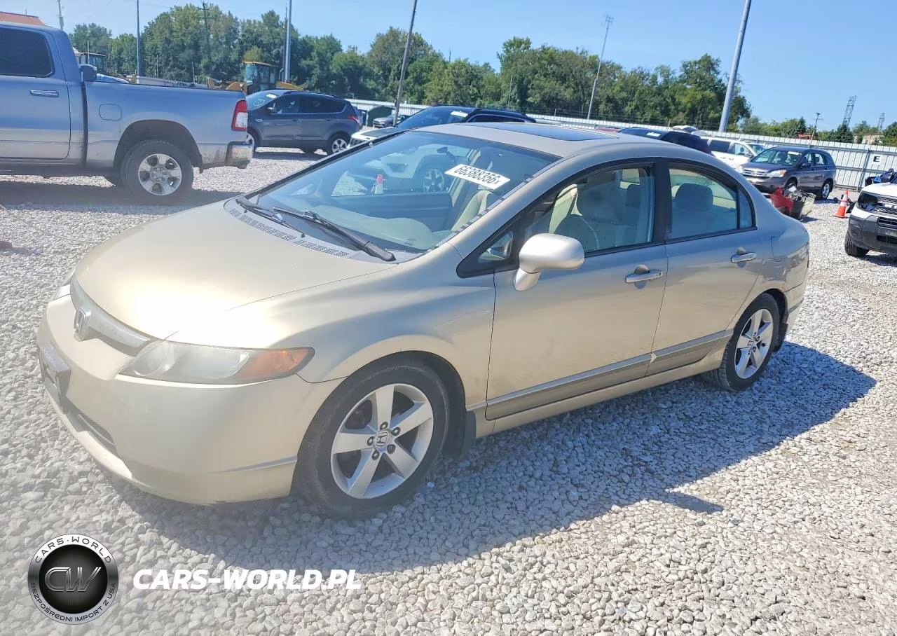 2008 Honda Civic Ex VIN:1HGFA16858L017320 - 1