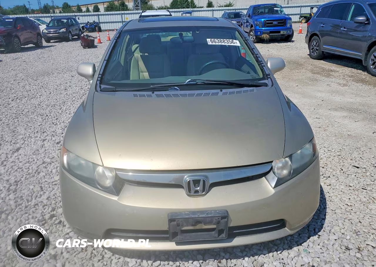 2008 Honda Civic Ex VIN:1HGFA16858L017320 - 5