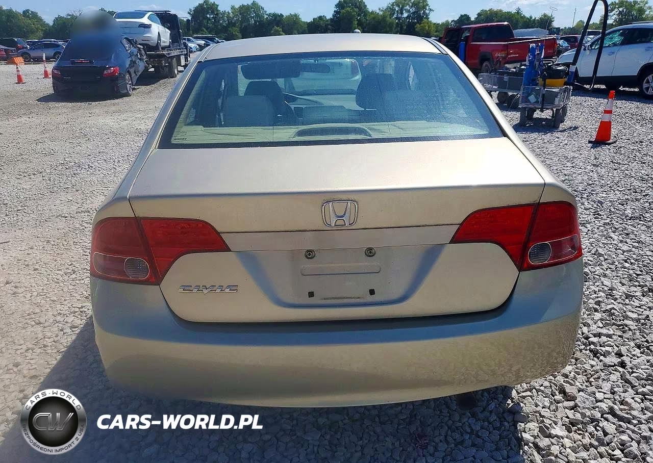 2008 Honda Civic Ex VIN:1HGFA16858L017320 - 6