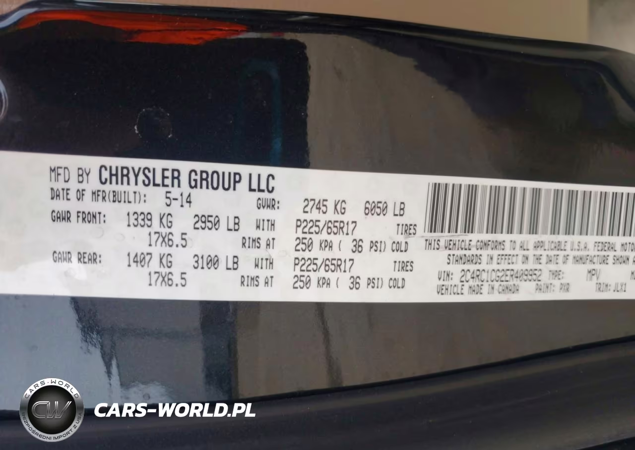 2014 Chrysler Town & Country Touring L VIN:2C4RC1CG2ER409952 - 13