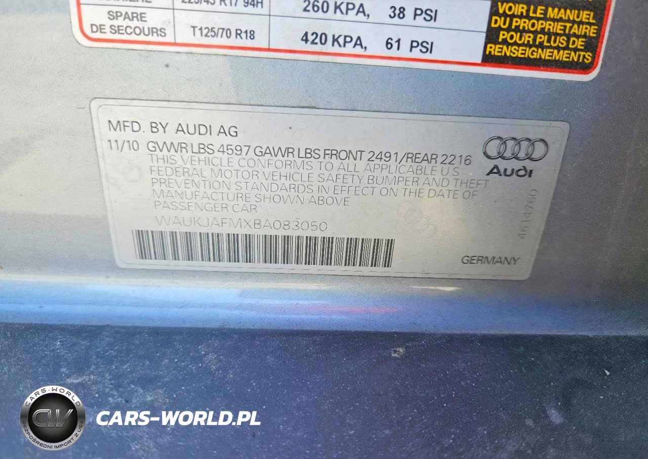 2011 Audi A3 Premium Plus VIN:WAUKJAFMXBA083050 - 12