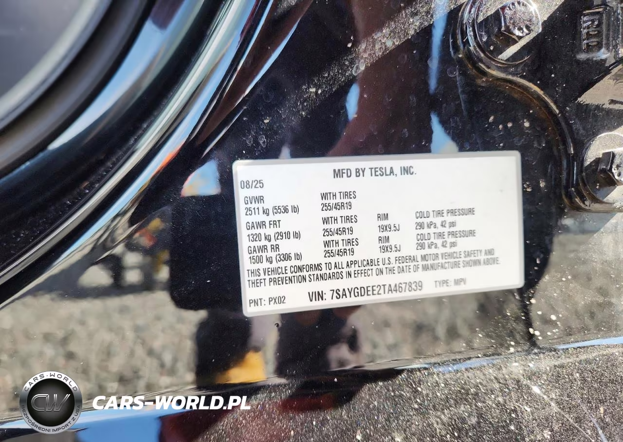 2026 Tesla Model Y VIN:7SAYGDEE2TA467839 - 12