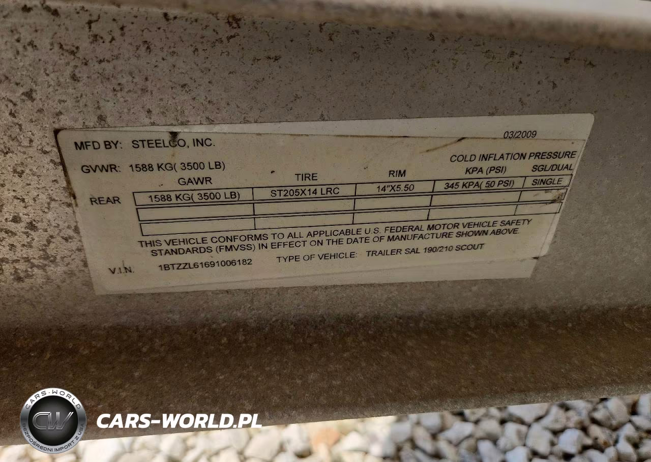2009 Steelco Boat VIN:1BTZZL61691006182 - 10